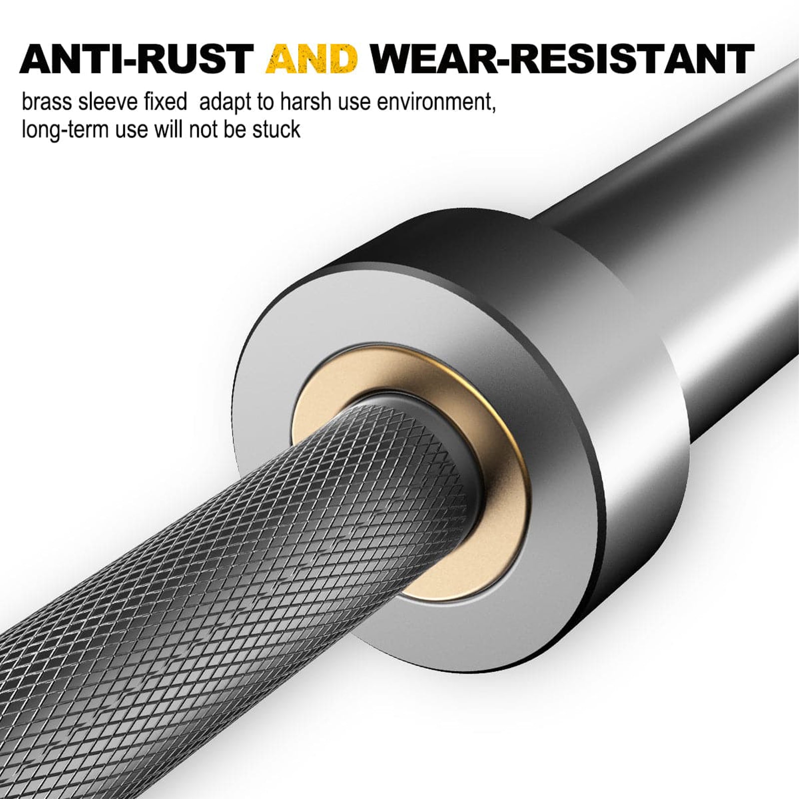 POWER GUIDANCE CHROME UNIVERSAL OLYMPIC EXERCISE BARBELL 2.0 POWER GUIDANCE