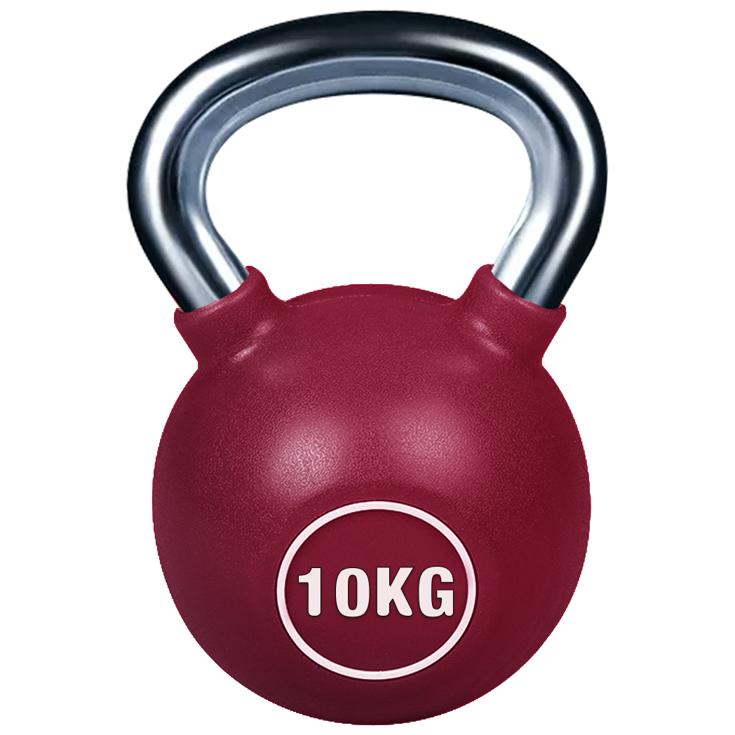 POWER GUIDANCE PU Coated Colorful Cast Steel Kettlebells Set POWER GUIDANCE