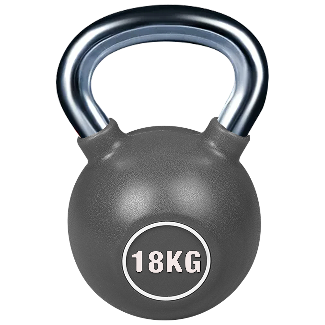 POWER GUIDANCE PU Coated Colorful Cast Steel Kettlebells Set POWER GUIDANCE