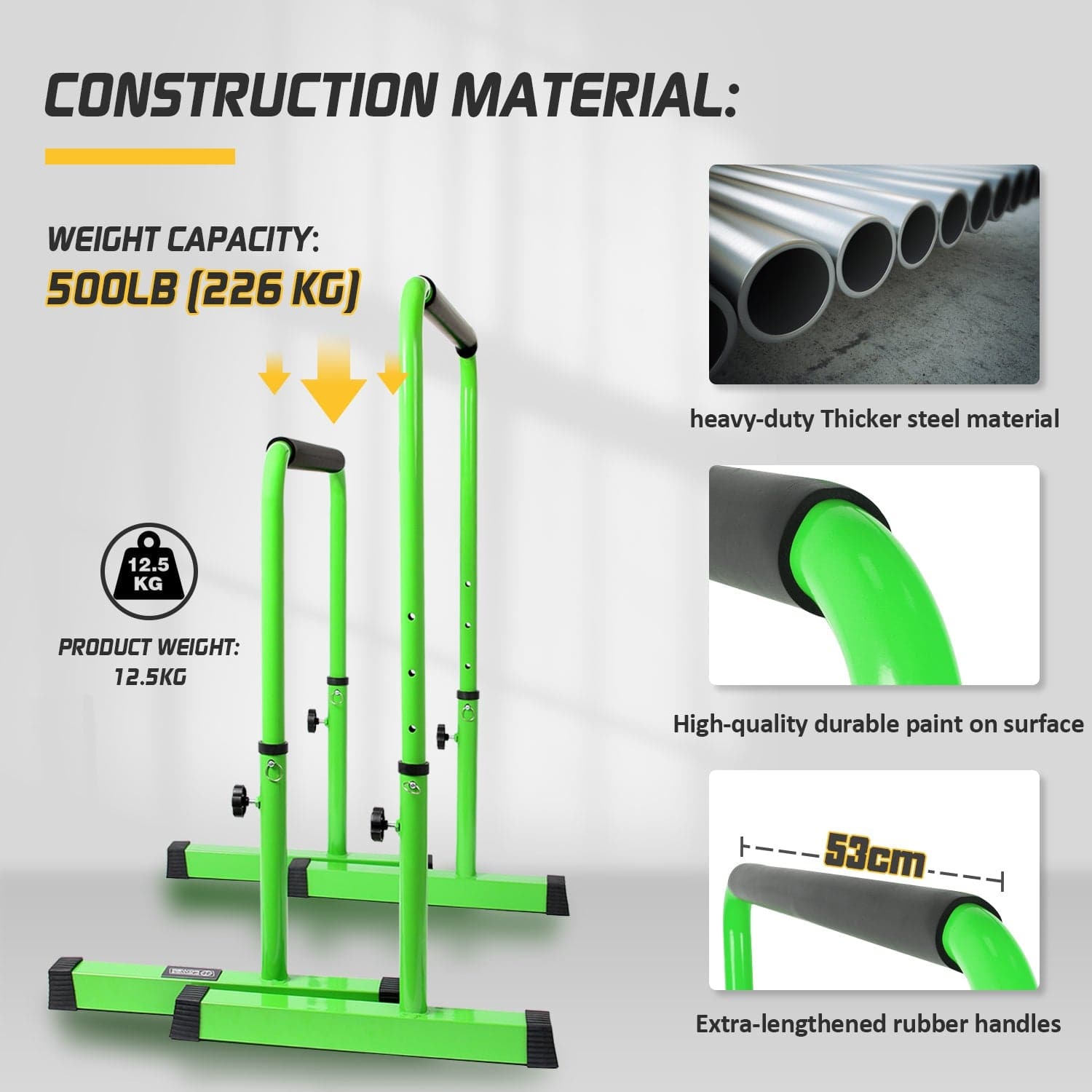 POWER GUIDANCE Parallel Bars Dip Station POWER GUIDANCE