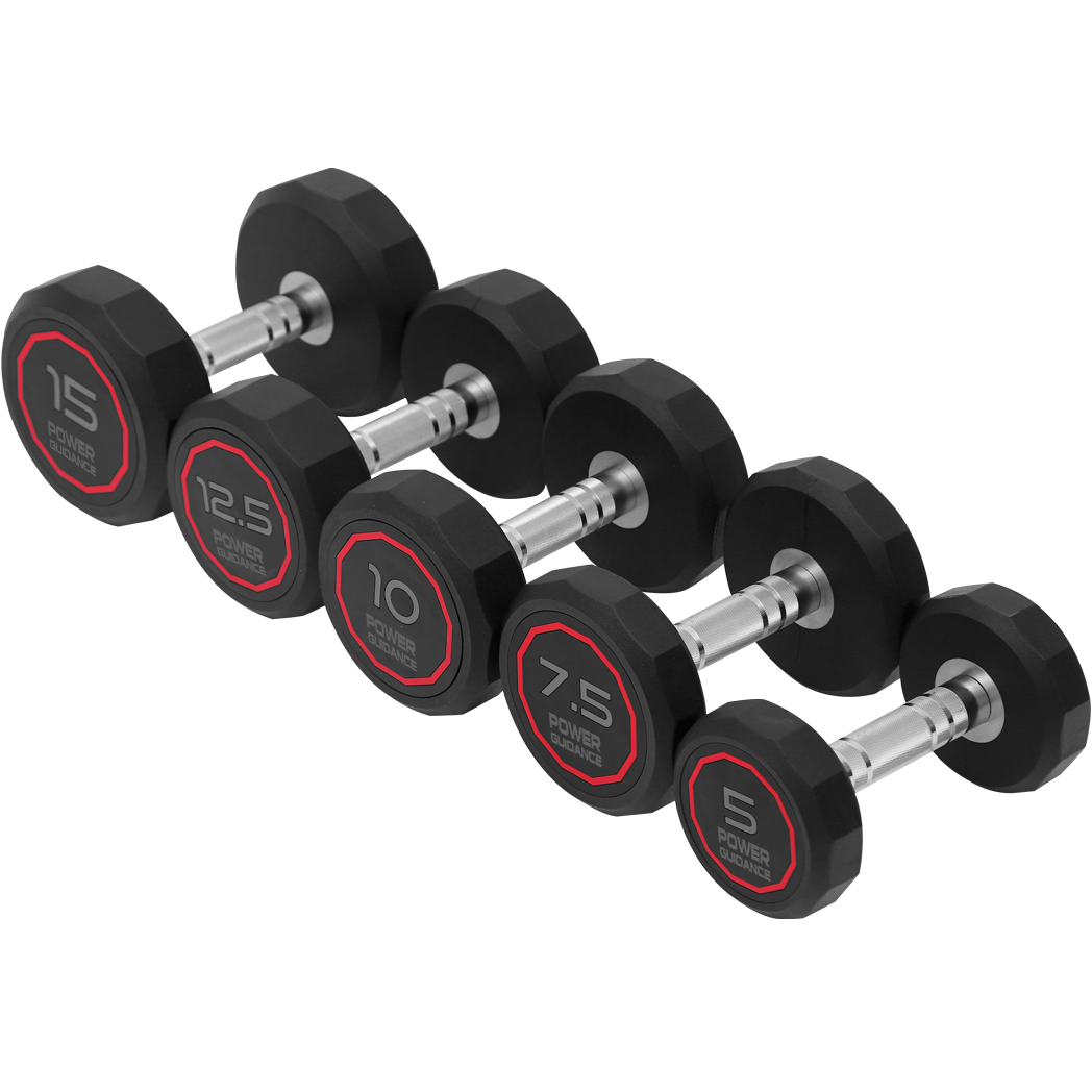 POWER GUIDANCE PVC Dumbbells Weight Set POWER GUIDANCE