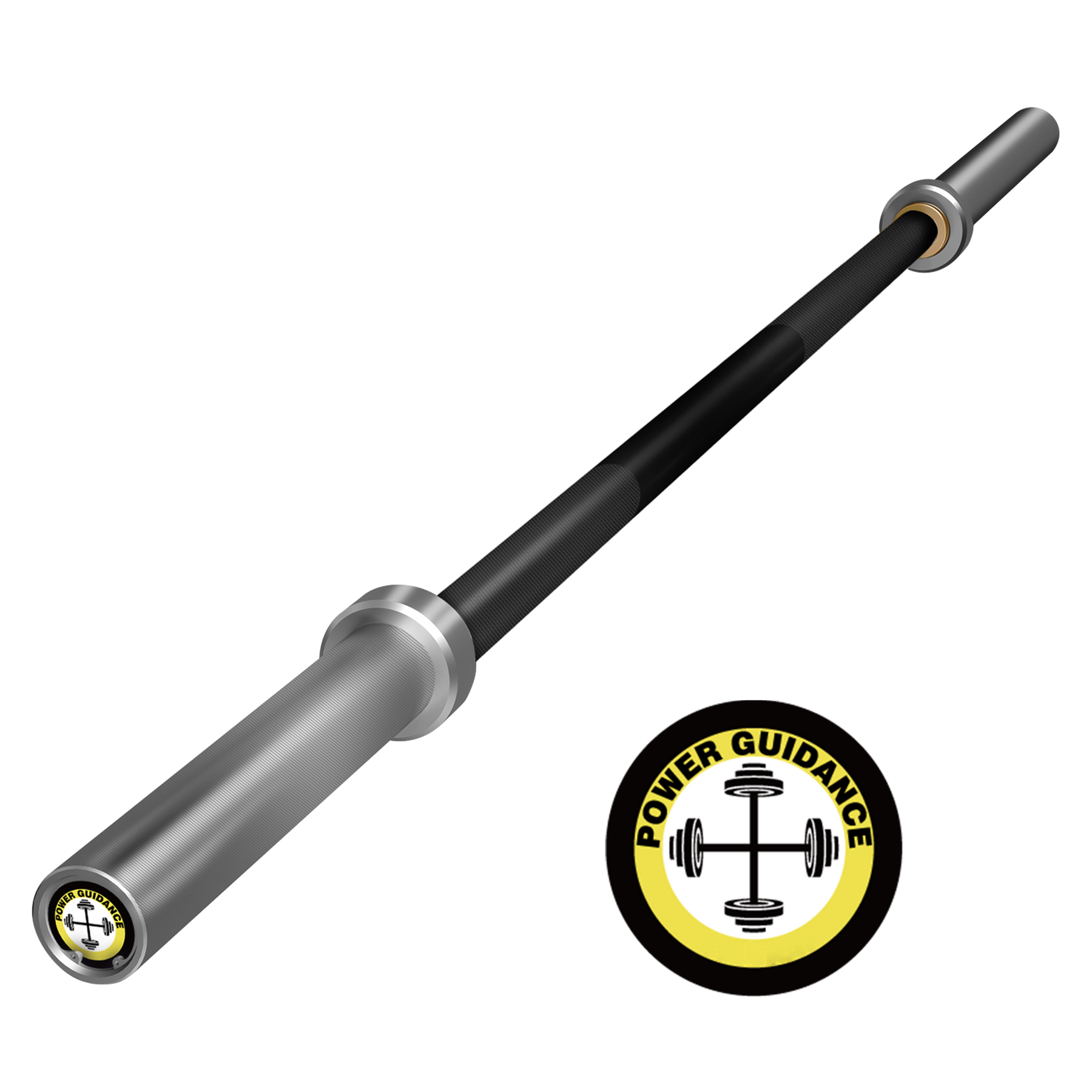 POWER GUIDANCE Strength Training Straight Bar- Chrome POWER GUIDANCE