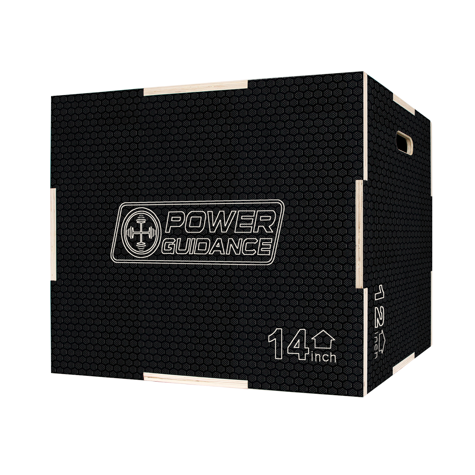 POWER GUIDANCE 3-in-1 Wooden PLYO Box POWER GUIDANCE
