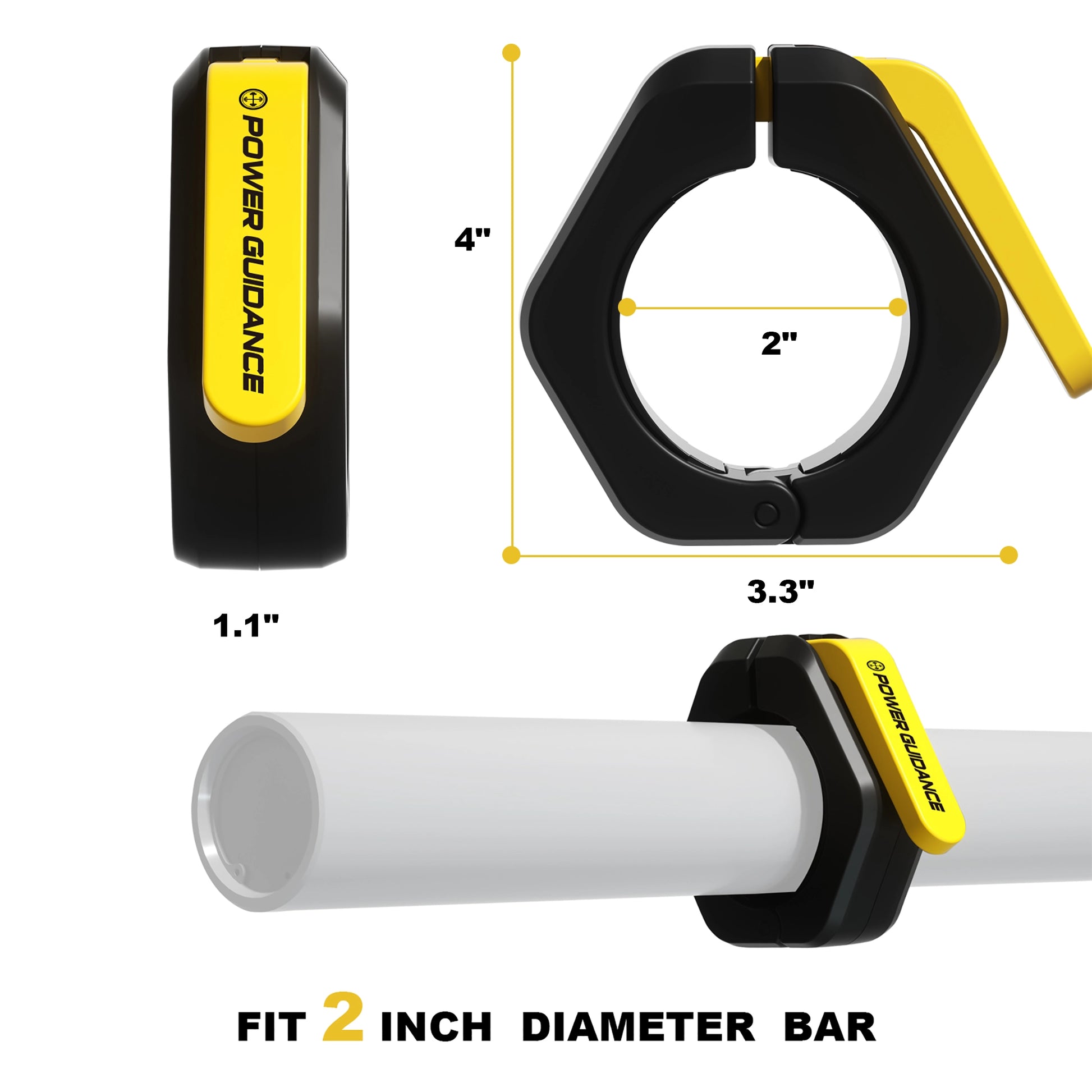 POWER GUIDANCE Barbell Collars Barbell Clips POWER GUIDANCE