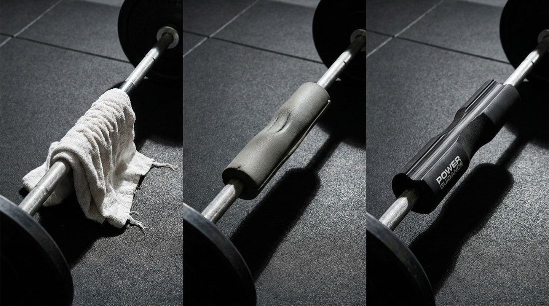 Towel vs Cheap Pad vs POWER GUIDANCE Barbell Pad: What’s Actually Safe for Your Spine? POWERGUIDANCE