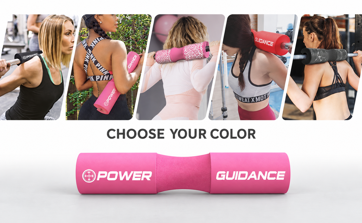 POWER GUIDANCE Barbell Pad for Squats & Hip Thrusts
