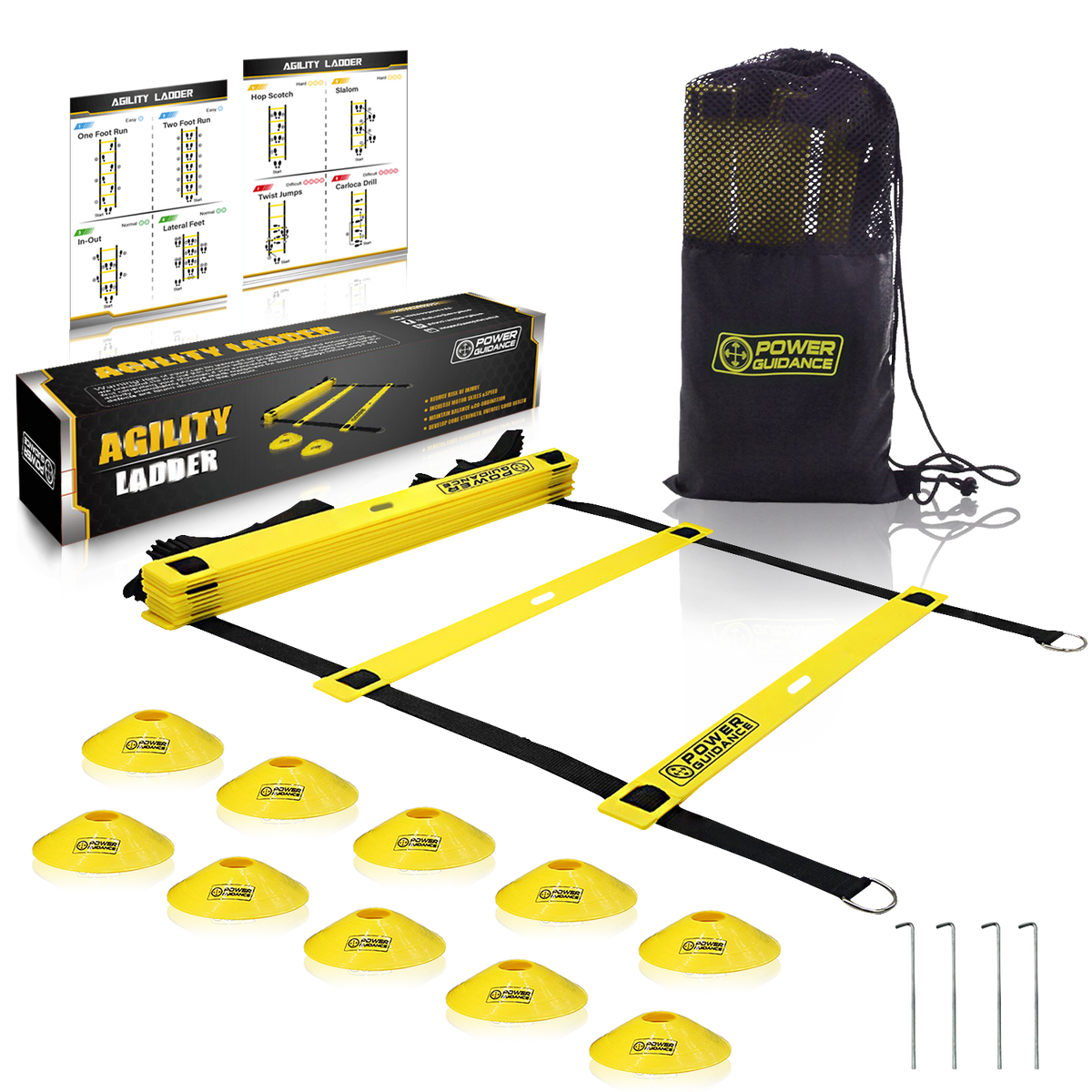 POWER GUIDANCE Agility Ladder Set POWER GUIDANCE