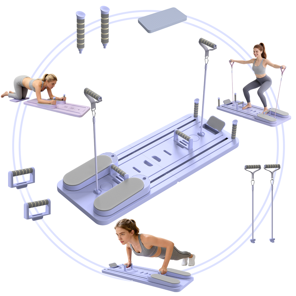 POWER GUIDANCE Foldable Pilates Board for Home Workouts POWERGUIDANCE
