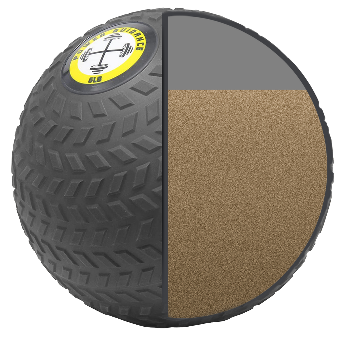POWER GUIDANCE Rubber Slam Ball POWER GUIDANCE