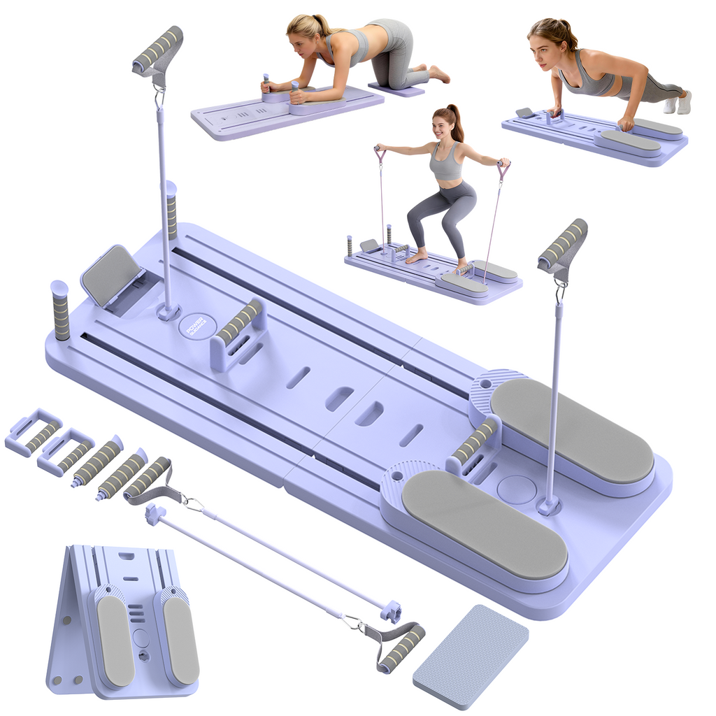 POWER GUIDANCE Foldable Pilates Board for Home Workouts POWERGUIDANCE