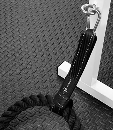 POWER GUIDANCE Battle Rope Anchor Strap Kit with Carabiner POWER GUIDANCE