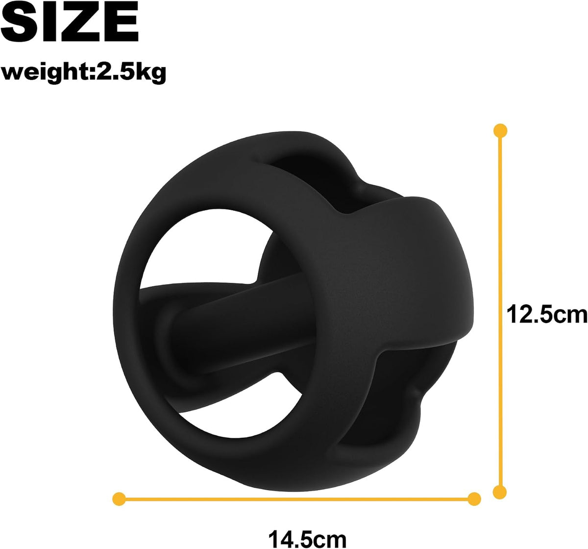 POWER GUIDANCE Ball Dumbbell | Internal Grip Training Weight POWER GUIDANCE