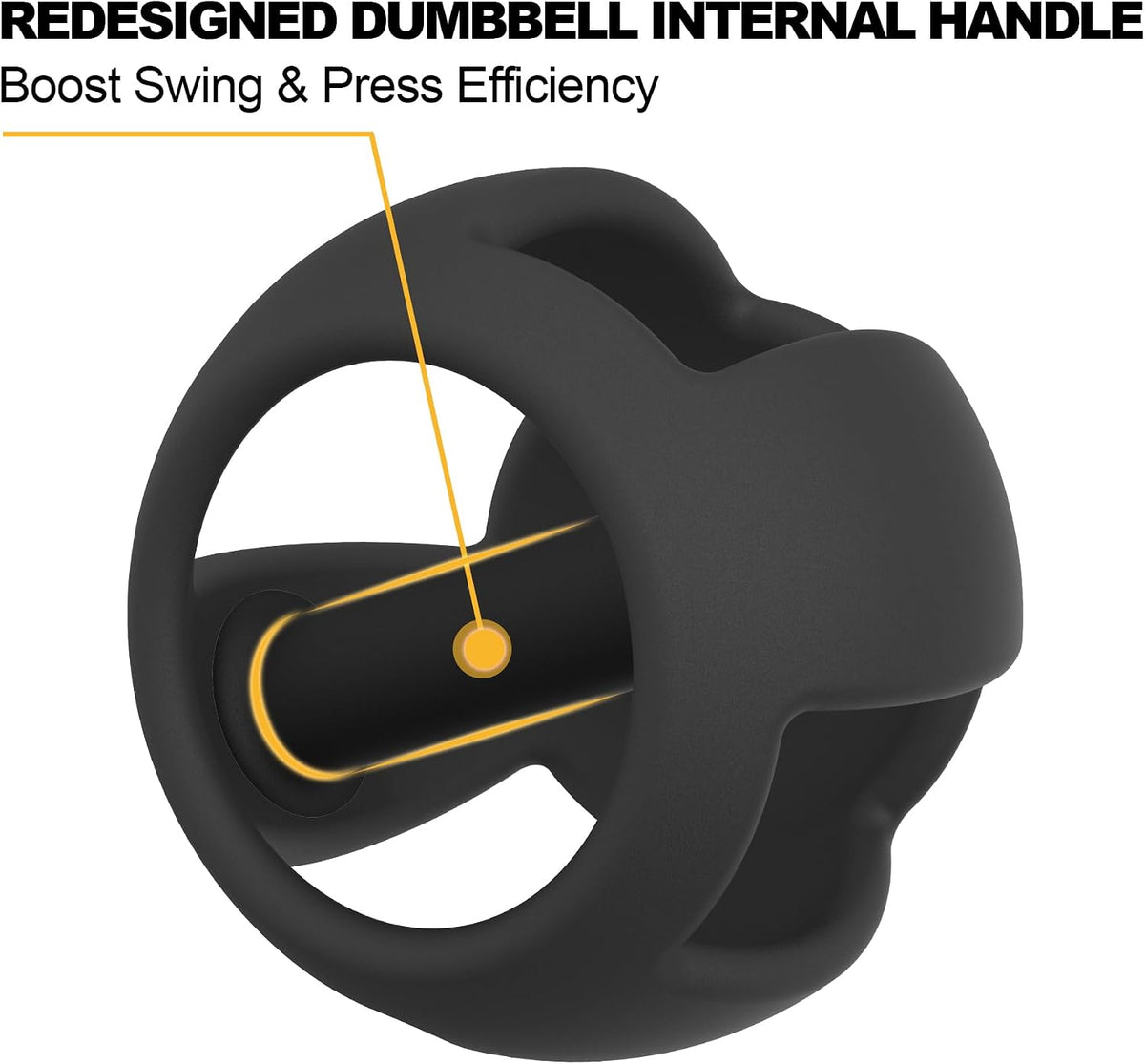 POWER GUIDANCE Ball Dumbbell | Internal Grip Training Weight POWER GUIDANCE