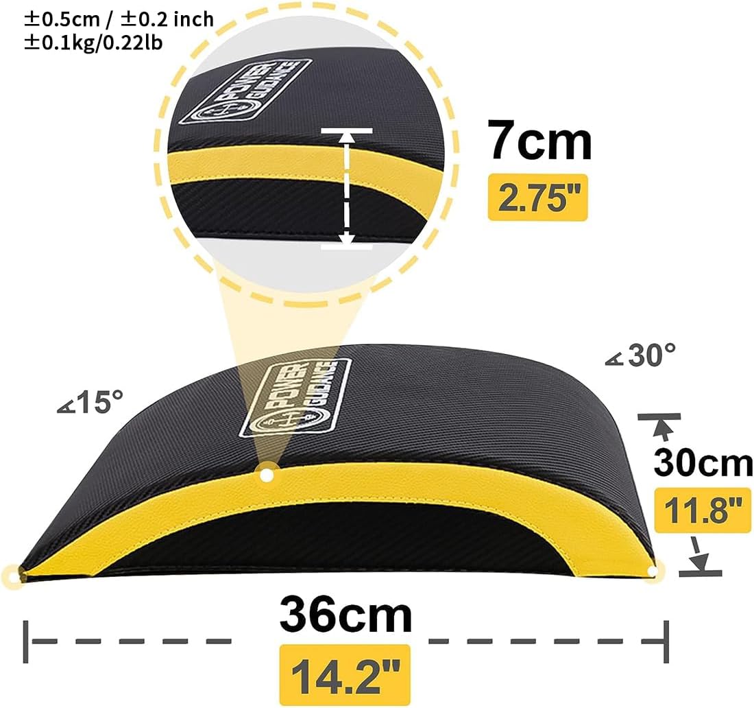 POWER GUIDANCE Ab Mat | Contoured Support for Sit-Ups & Core Training POWERGUIDANCE