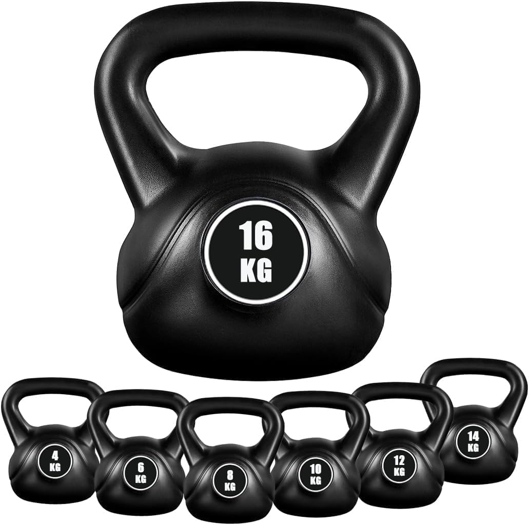POWER GUIDANCE PU COATED CAST STEEL COMPETITIVE KETTLEBELLS SET POWER GUIDANCE