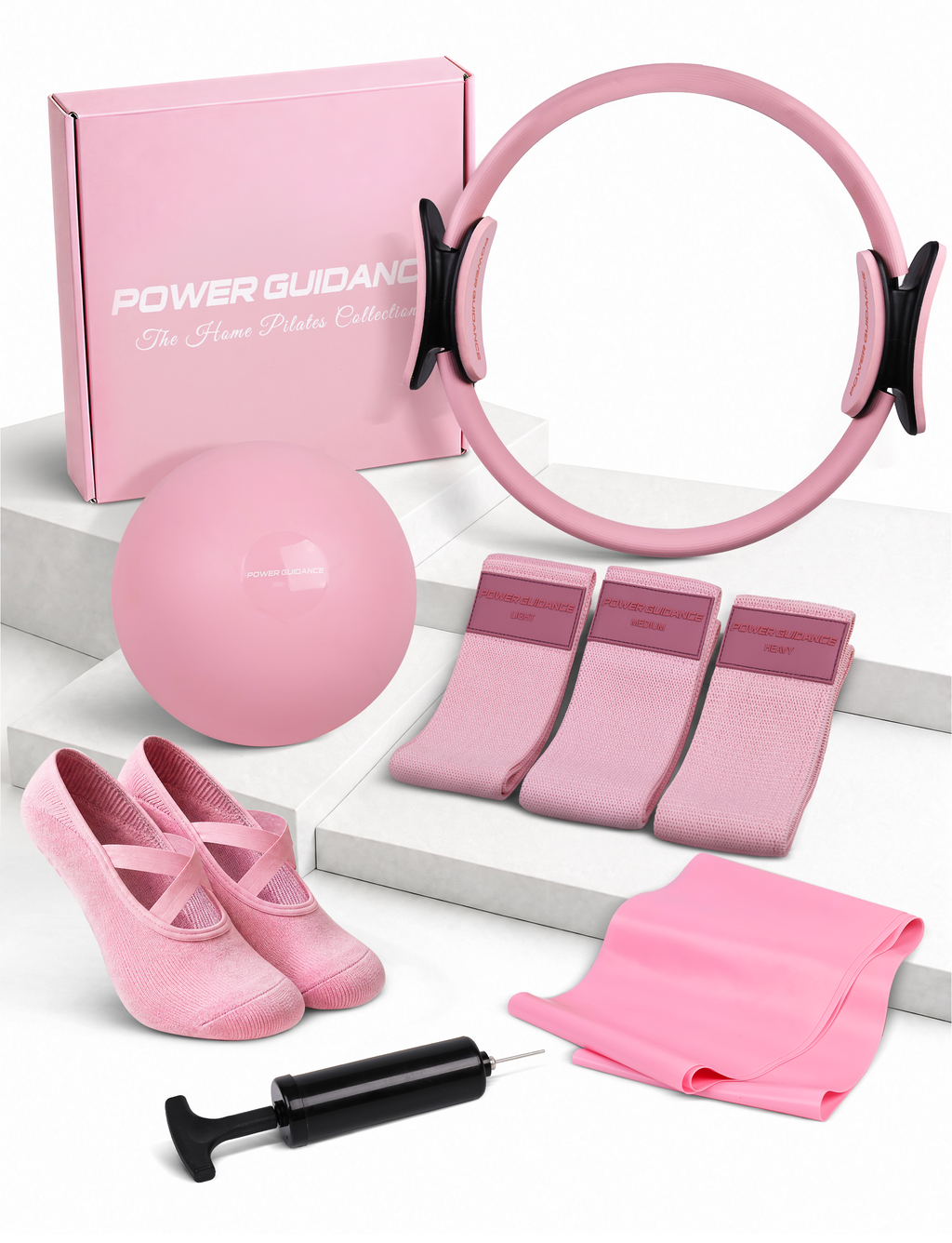 POWER GUIDANCE Pilates Kit for Women - Home Pilates Starter Kit POWERGUIDANCE