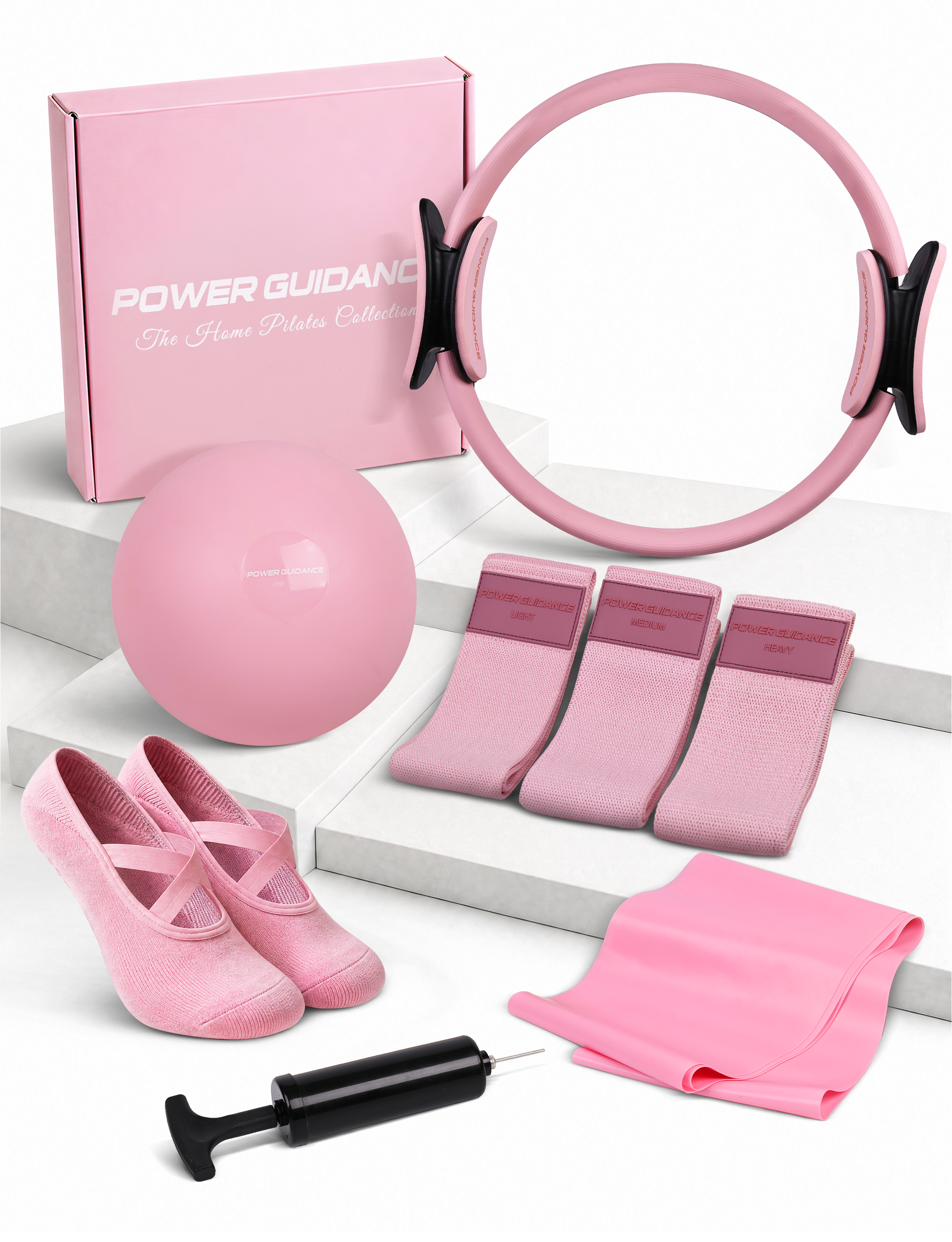 POWER GUIDANCE Pilates Kit for Women - Home Pilates Starter Kit POWERGUIDANCE