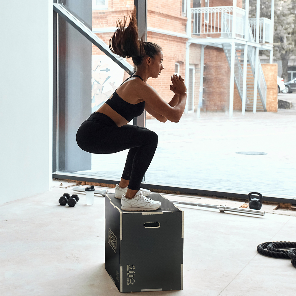 POWER GUIDANCE 3-IN-1 WOODEN PLYOMETRIC BOXES POWER GUIDANCE