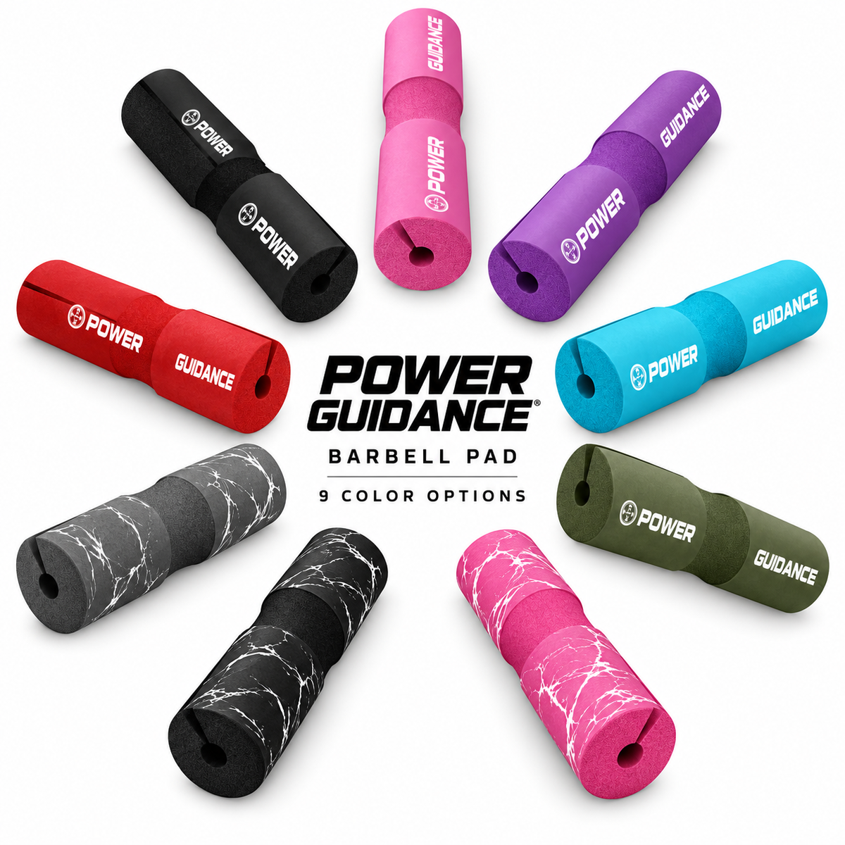 POWER GUIDANCE Barbell Pad for Squats & Hip Thrusts POWER GUIDANCE