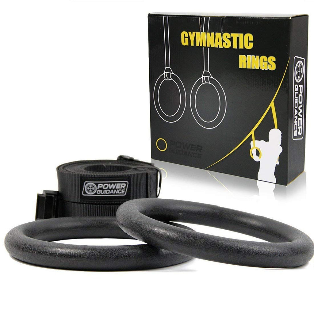 POWER GUIDANCE GYMNASTIC RINGS WITH ADJUSTABLE STRAPS POWERGUIDANCE