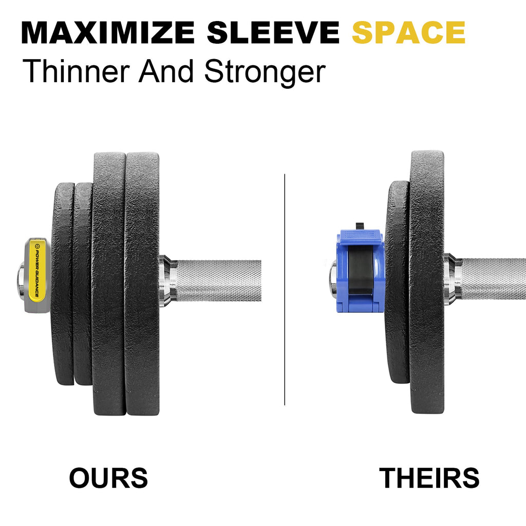 POWER GUIDANCE Magnetic Barbell Collars - 2 Inch Olympic Bar Clips POWER GUIDANCE