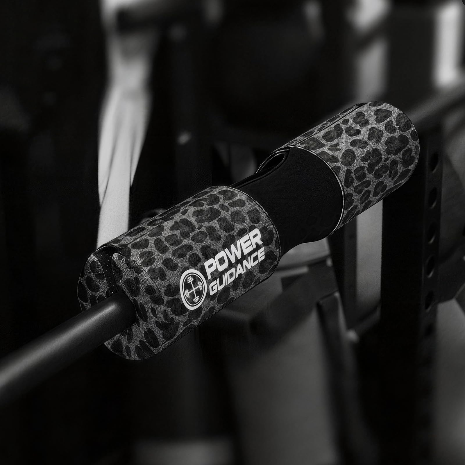 POWER GUIDANCE Leopard Print Groove Barbell Squat Pad POWER GUIDANCE