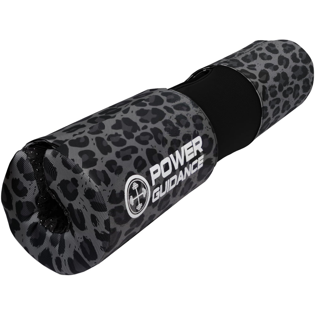 POWER GUIDANCE Leopard Print Groove Barbell Squat Pad POWER GUIDANCE