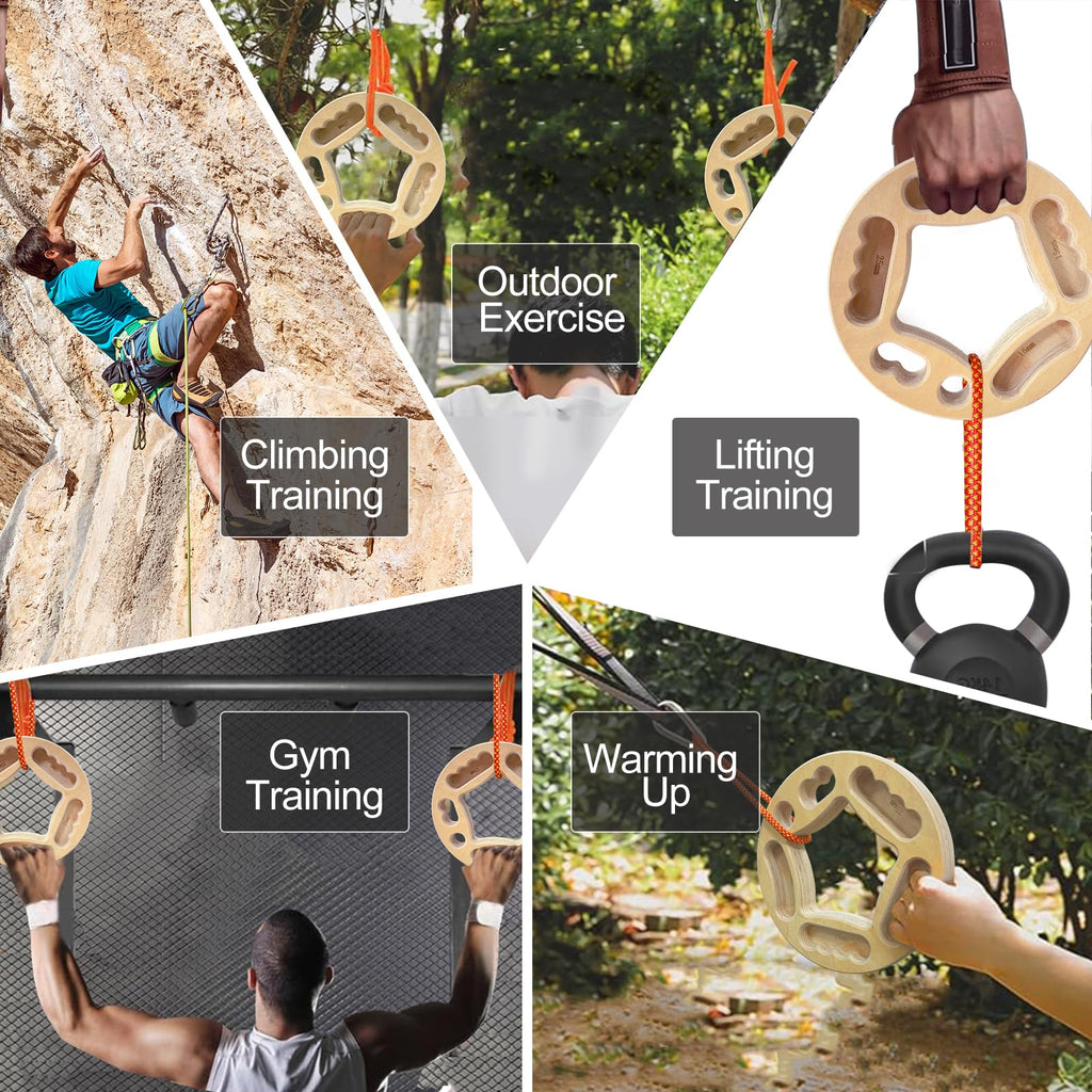 POWER GUIDANCE Pair Hangboard - Double-Sided Climbing Finger Boards POWER GUIDANCE