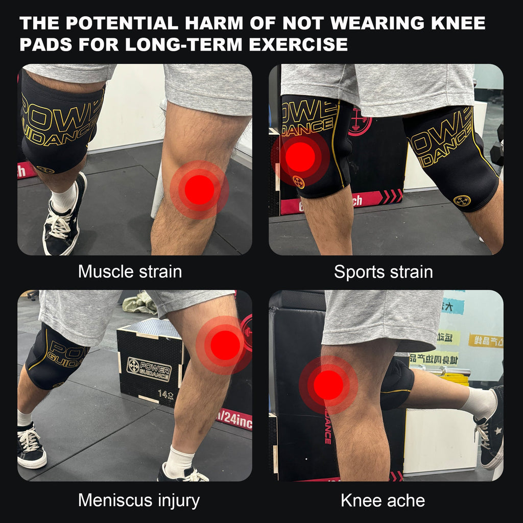 POWER GUIDANCE 5mm Knee Sleeves (2-Pack) POWER GUIDANCE