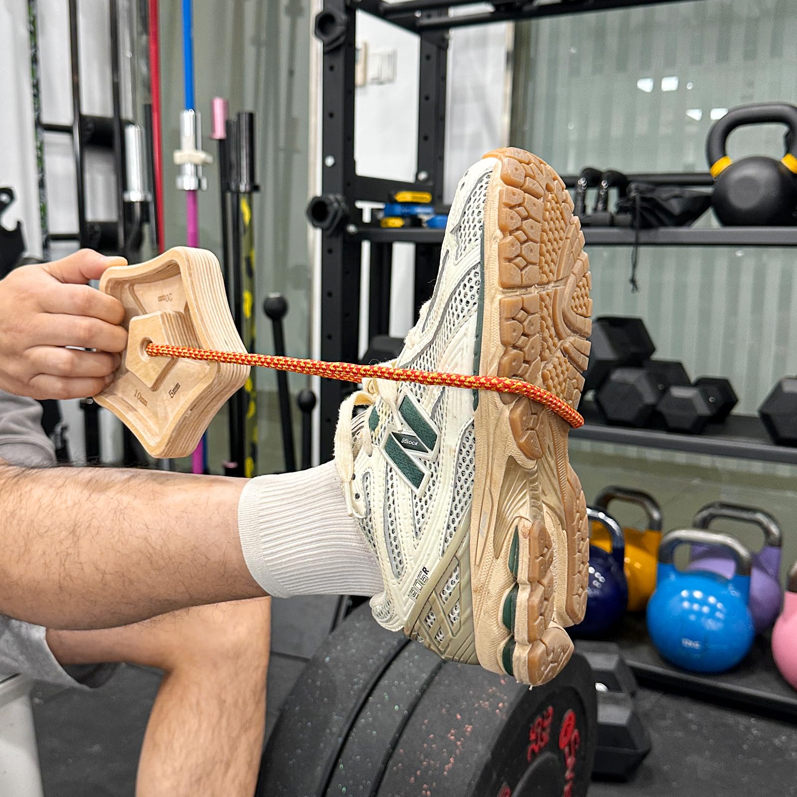 POWER GUIDANCE Mini Hangboard - Portable Climbing Finger Strength Trainer POWER GUIDANCE