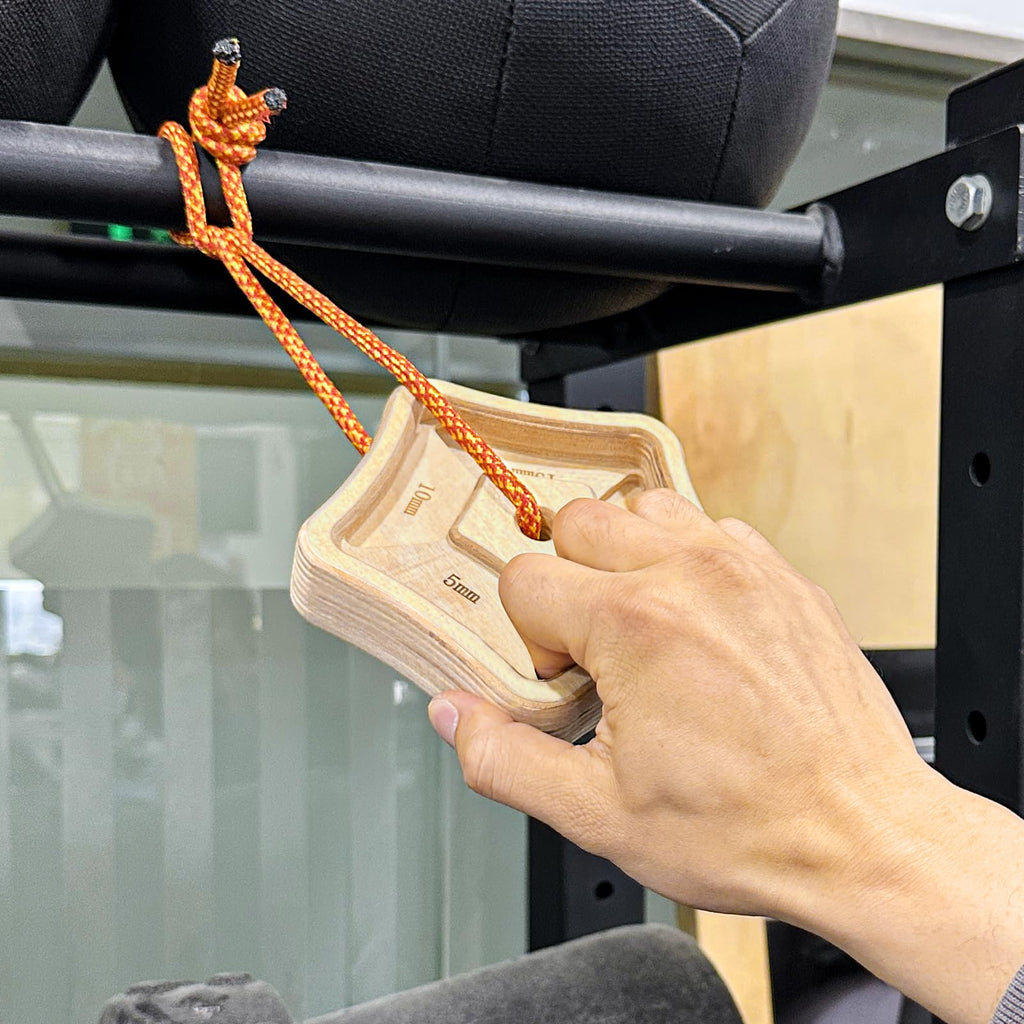 POWER GUIDANCE Mini Hangboard - Portable Climbing Finger Strength Trainer POWER GUIDANCE
