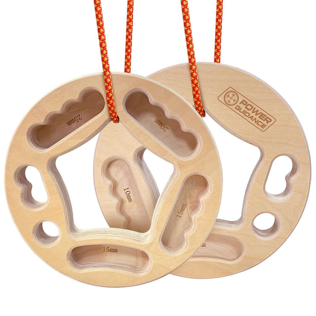 POWER GUIDANCE Pair Hangboard - Double-Sided Climbing Finger Boards POWER GUIDANCE
