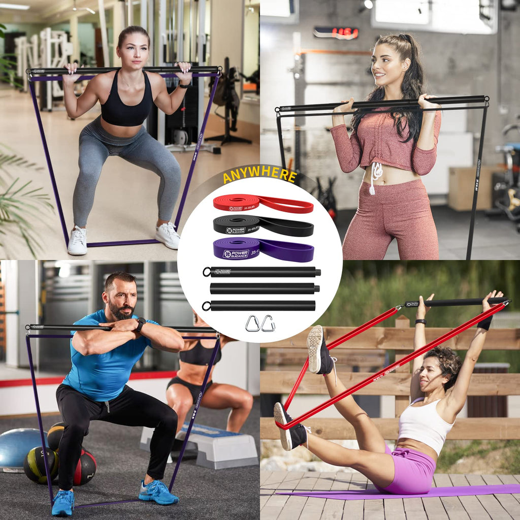 POWER GUIDANCE Pilates Bar Set | Full-Body Workout Kit POWER GUIDANCE