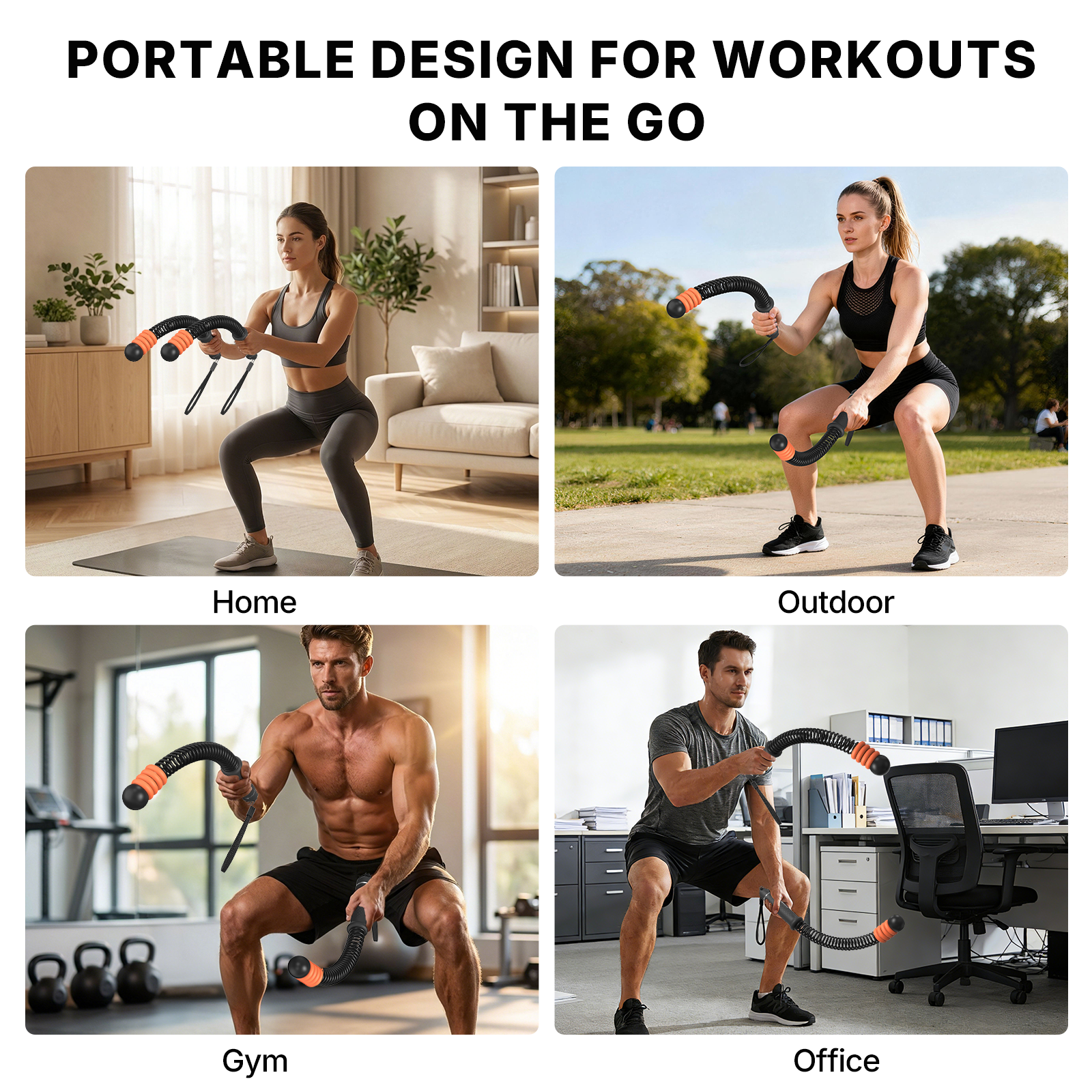 POWER GUIDANCE Ropeless Battle Ropes | Adjustable Weighted POWERGUIDANCE