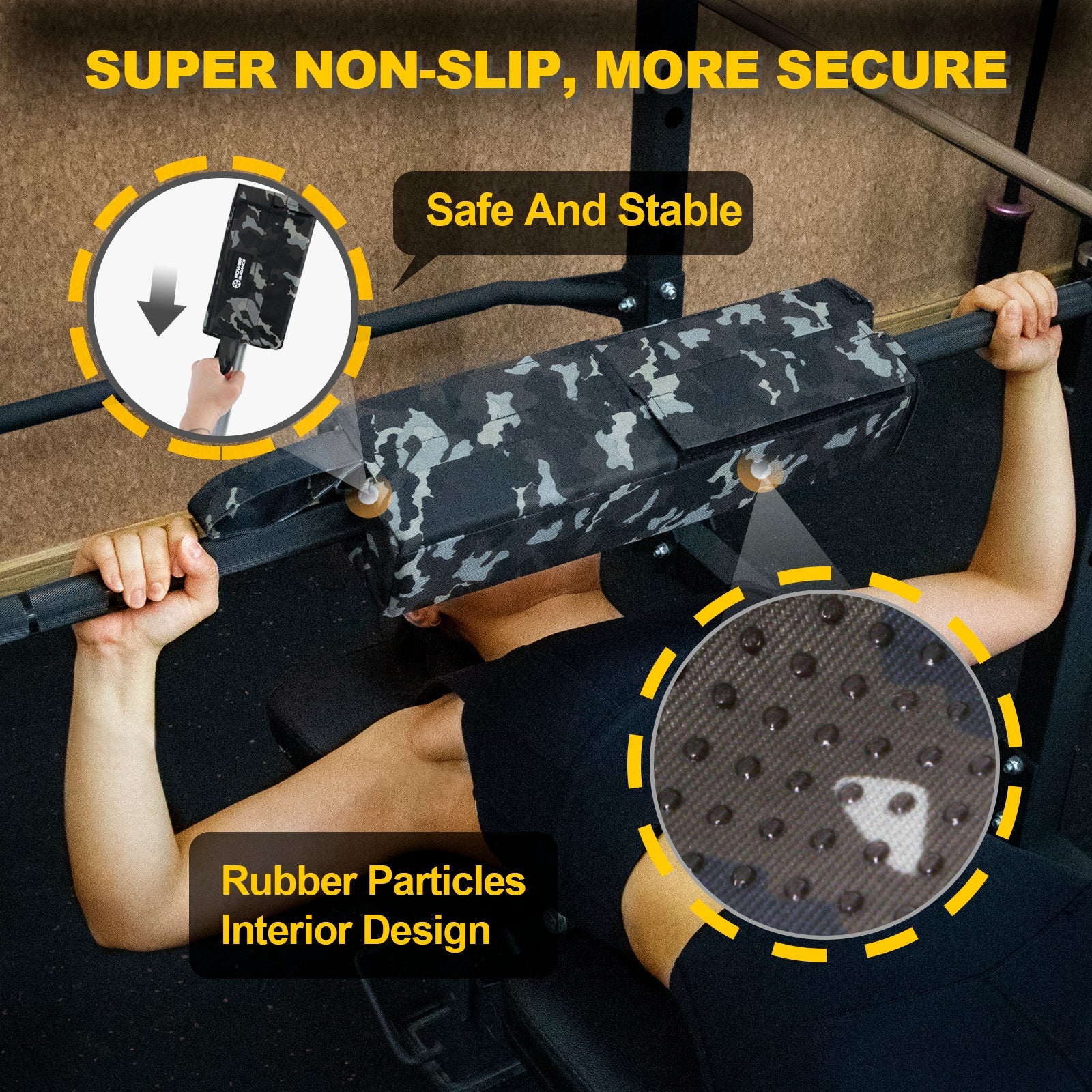 POWER GUIDANCE Square Hip Thrust Pad POWER GUIDANCE