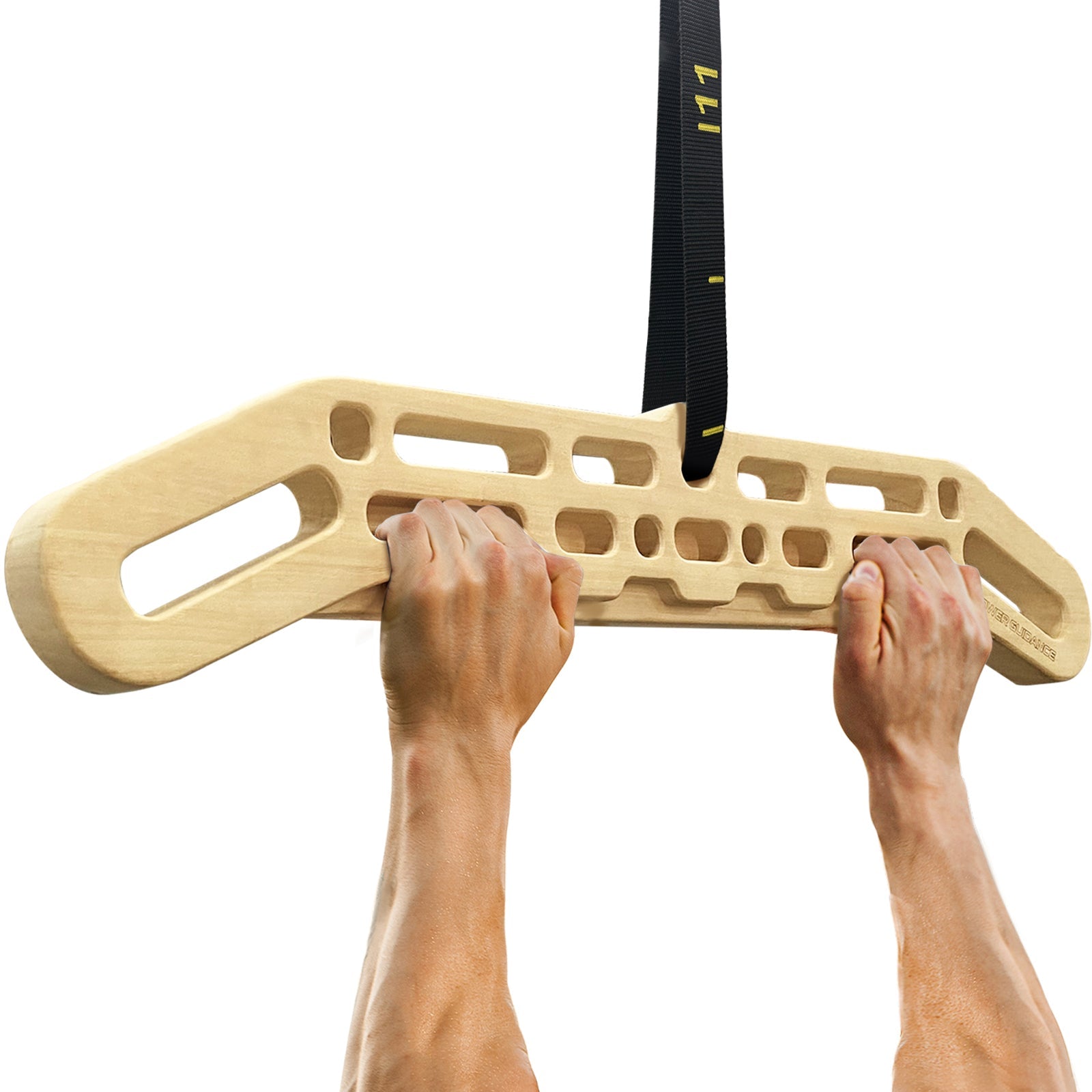 POWER GUIDANCE Complete Hangboard Set - Portable Multi-Grip Climbing Training Kit POWER GUIDANCE