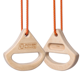 POWER GUIDANCE 2-in-1 Wooden Rock Climbing Hangboard POWER GUIDANCE