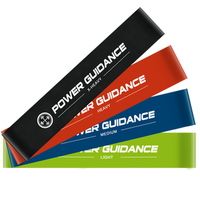 POWER GUIDANCE Resistance Bands Mini Loop 4 Set POWER GUIDANCE