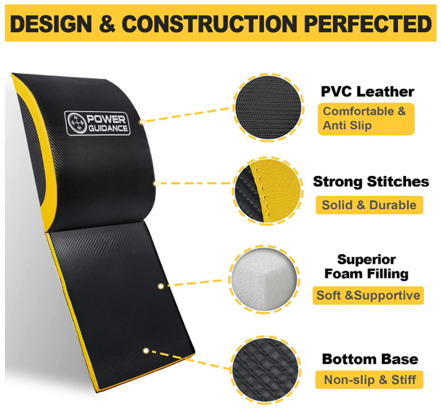 US dollar Niet genoeg Laster Ab Mat for Isolation of Muscles during Sit-ups, Crunches- POWER GUIDANCE US dollar Niet genoeg Laster Ab Mat for Isolation of Muscles during Sit-ups, Crunches- POWER GUIDANCE