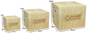 POWER GUIDANCE 3-in-1 Wooden PLYO Box power-guidance-fitness