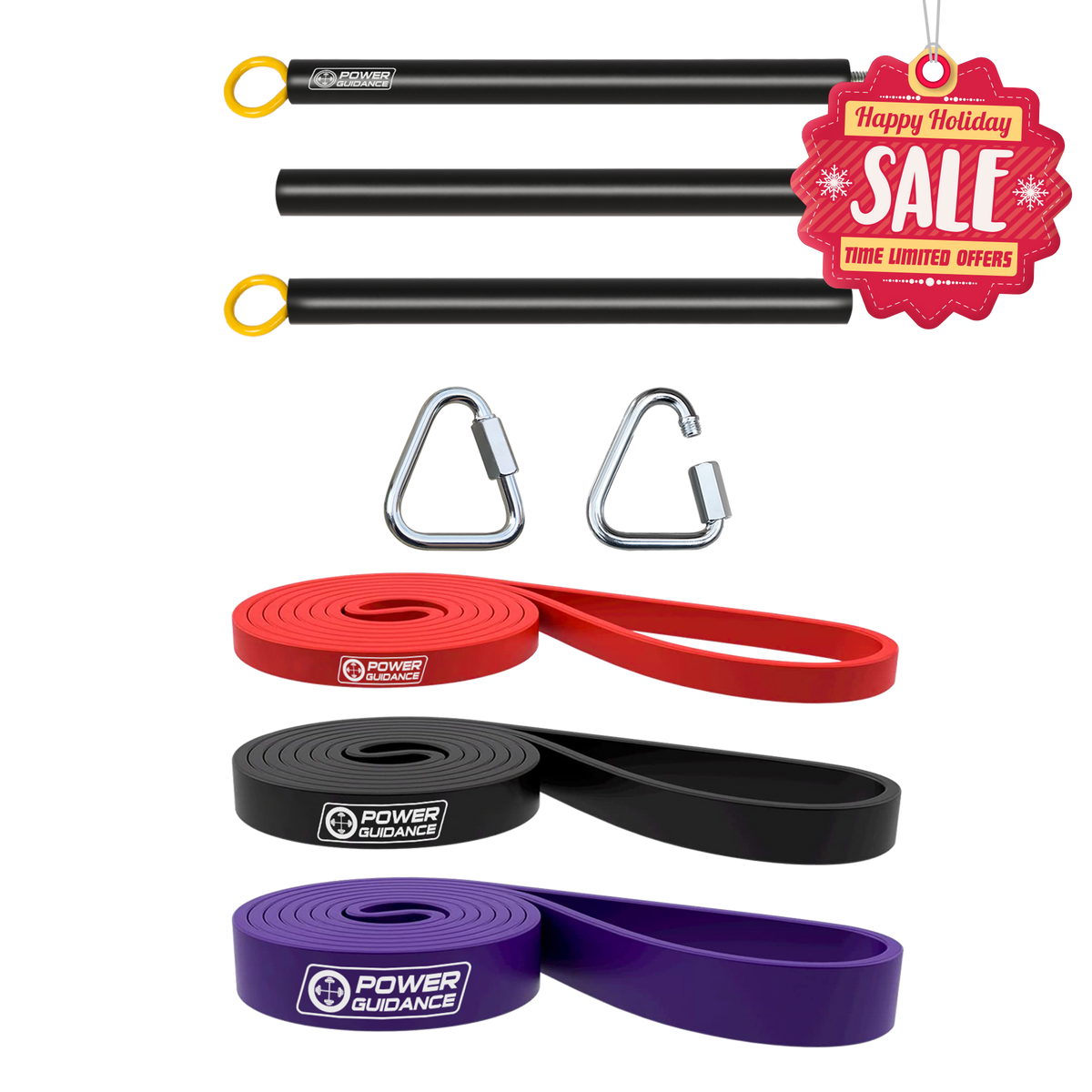 SPECIAL OFFERS- POWER GUIDANCE Pilates Bar＆ Resistance Bands Set POWER GUIDANCE