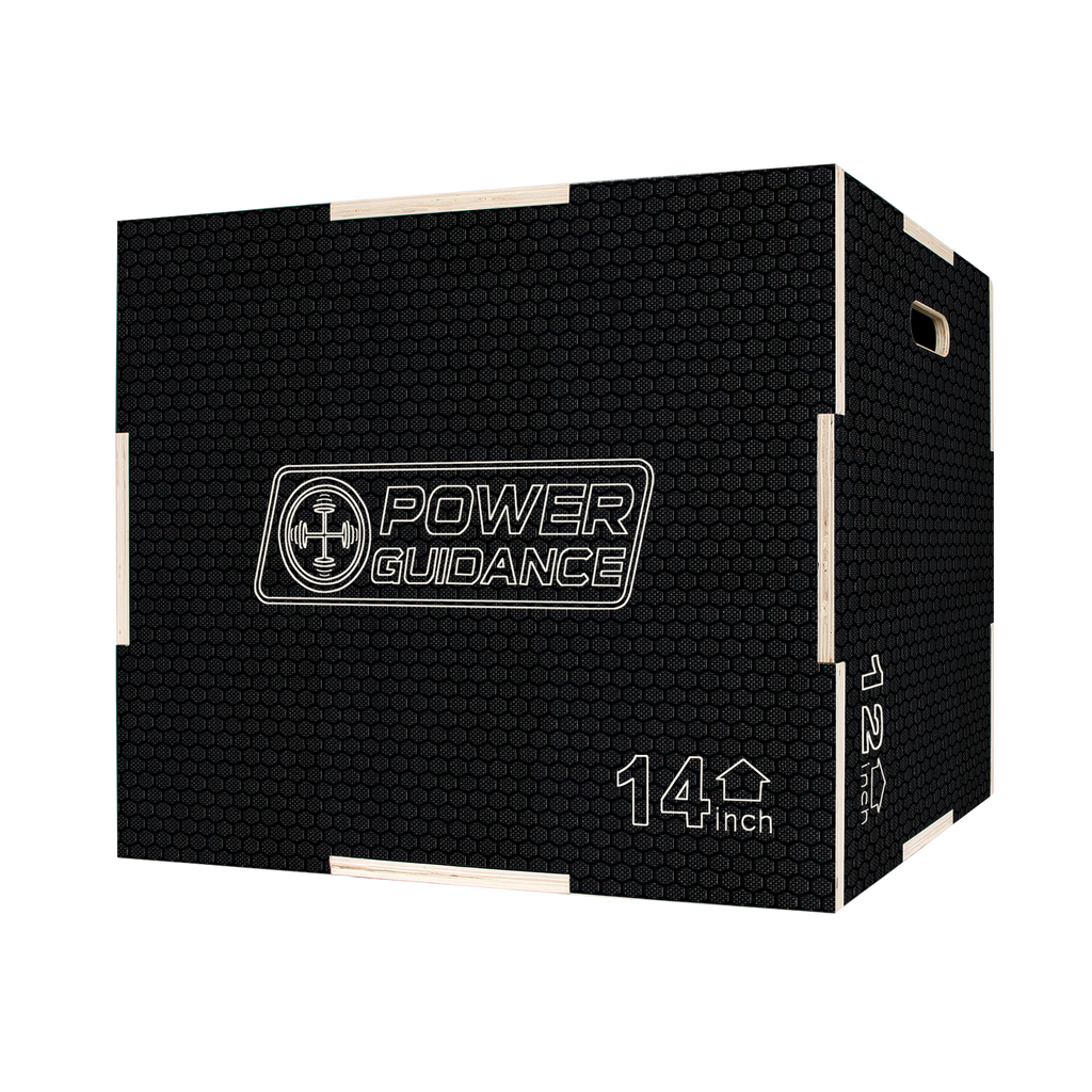 POWER GUIDANCE 3-in-1 Wooden PLYO Box POWER GUIDANCE