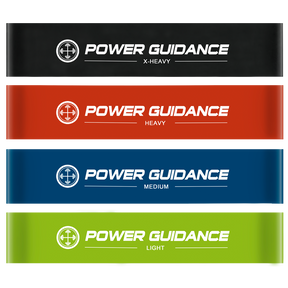 POWER GUIDANCE Resistance Bands Mini Loop 4 Set POWER GUIDANCE