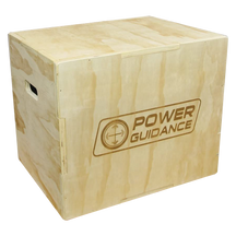POWER GUIDANCE 3-in-1 Wooden PLYO Box POWER GUIDANCE
