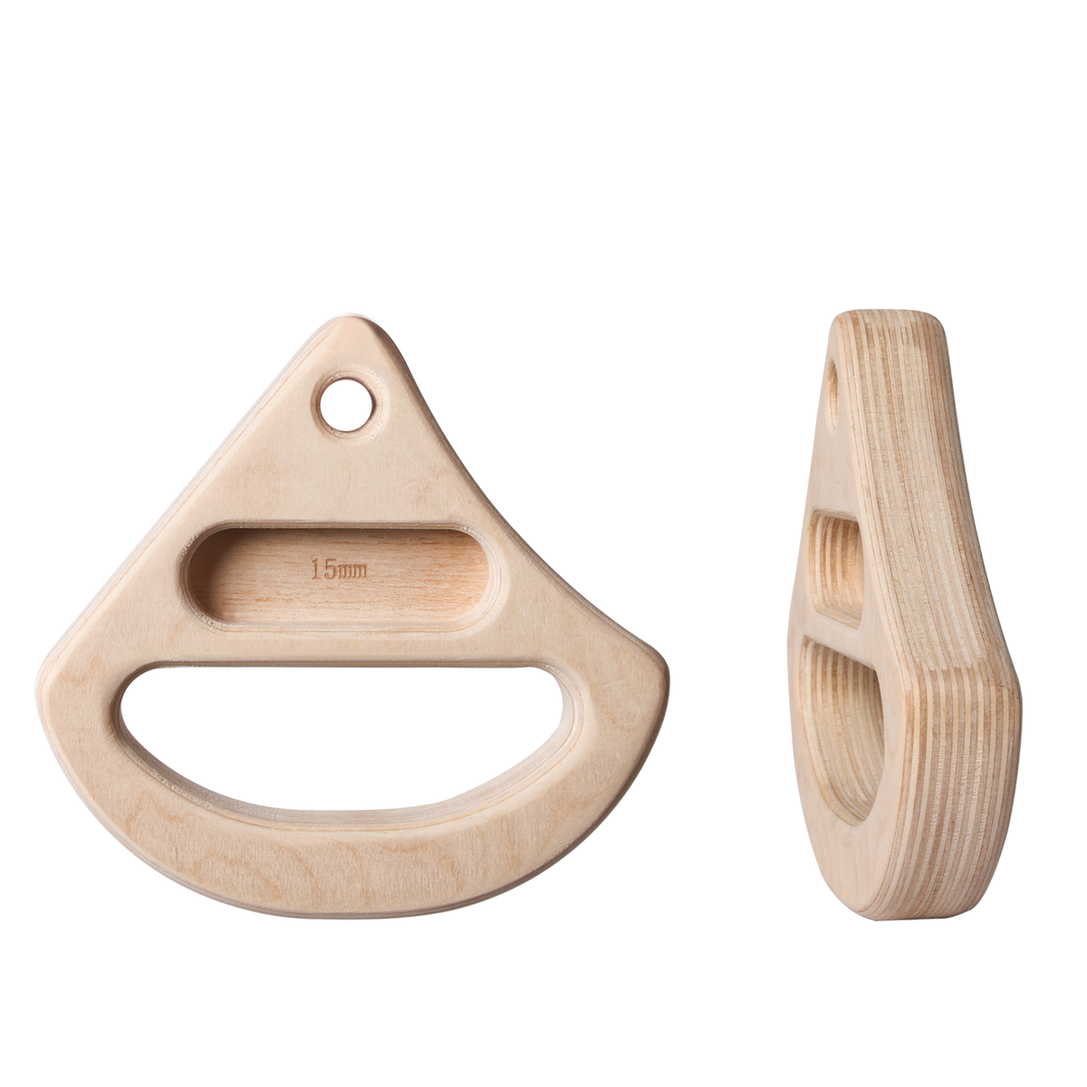 POWER GUIDANCE 2-in-1 Wooden Rock Climbing Hangboard POWER GUIDANCE