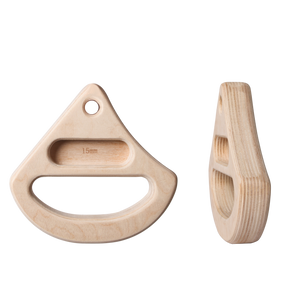 POWER GUIDANCE 2-in-1 Wooden Rock Climbing Hangboard POWER GUIDANCE